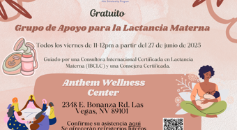 Spanish Breastfeeding Support Group Flier Grupo De Apoyo Para La Lactancia Materna