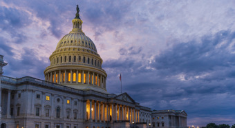 Edificio del Capitolio de los Estados Unidos, Washington D. C., Hora Azul